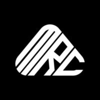 mrc brev logotyp kreativ design med vektor grafisk, mrc enkel och modern logotyp.