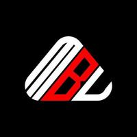 mbu Letter Logo kreatives Design mit Vektorgrafik, mbu einfaches und modernes Logo. vektor