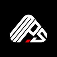 mps letter logo kreatives design mit vektorgrafik, mps einfaches und modernes logo. vektor