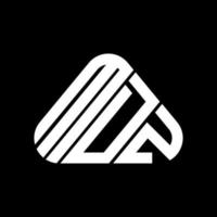 mdz brev logotyp kreativ design med vektor grafisk, mdz enkel och modern logotyp.