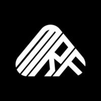 mrf brev logotyp kreativ design med vektor grafisk, mrf enkel och modern logotyp.