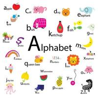 alfabet för barn , förskola vektor