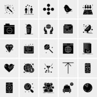 25 universelle Business-Icons Vektor kreative Icon-Illustration zur Verwendung in Web- und Mobilprojekten