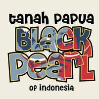 Kunstkulturdesign von Papua Indonesien vektor