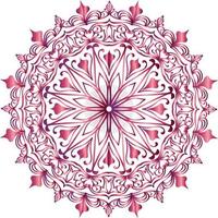 Luxus-Blumen-Mandala-Design-Hintergrund vektor