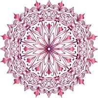 lyx blommig mandala design bakgrund vektor