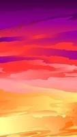 magenta solnedgång vektor illustration. solnedgång himmel vektor för grafisk, tapet, Resurser, företag, design eller dekoration. magenta röd orange solnedgång vektor illustration. vertikal landskap himmel