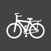 cykel jag linje omvänd ikon vektor