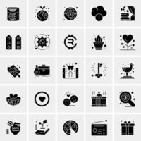 25 universelle Business-Icons Vektor kreative Icon-Illustration zur Verwendung in Web- und Mobilprojekten