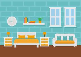 Gratis Room Decoration Vector Illustration