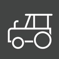 Traktorlinie invertiertes Symbol