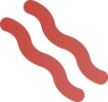 bacon vektor ikon design