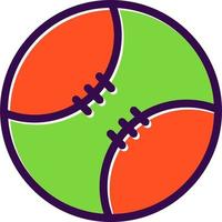 Baseball-Ball-Vektor-Icon-Design vektor