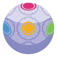 ball antistress spiel symbol isometrischer vektor. Spielzeug sensorisch vektor