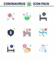 25 coronavirus nödsituation iconset blå design sådan som flaska vaccin labb skydd medicinsk rum viral coronavirus 2019 nov sjukdom vektor design element