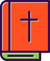 Bibel-Vektor-Icon-Design vektor