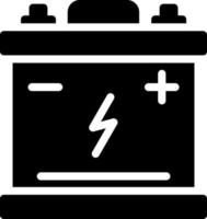 Autobatterie-Vektor-Icon-Design vektor