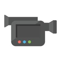 trendig video kamera vektor