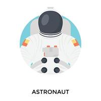 trendiga astronautkoncept vektor