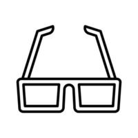 3D-glasögon vektor