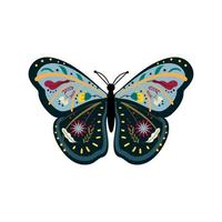 Schmetterlinge und mit Muster vektor