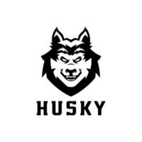 Husky-Maskottchen-Logo-Vorlagen vektor