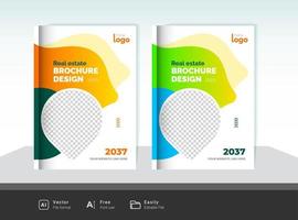 modern broschyr omslag design vektor