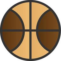 Basketball-Ball-Vektor-Icon-Design vektor