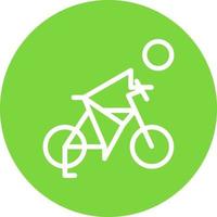 Fahrrad-Vektor-Icon-Design vektor