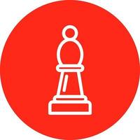 schack biskop vektor ikon design