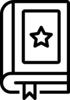 Zeilensymbol für Romane vektor
