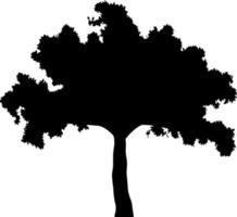 silhuett av träd för de hemsida, för utskrift. vektor grafik illustration