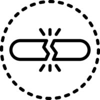Zeilensymbol für Pause vektor