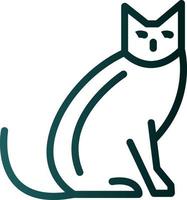 Katze-Vektor-Icon-Design vektor