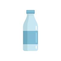 vatten flaska ikon platt isolerat vektor