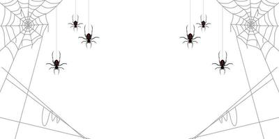 Kunststil der Spinnennetz-Hintergrundlinie vektor