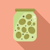 oliver burk ikon platt vektor. mat ättikslag vektor