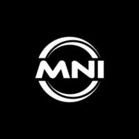 Mni-Brief-Logo-Design in Abbildung. Vektorlogo, Kalligrafie-Designs für Logo, Poster, Einladung usw. vektor