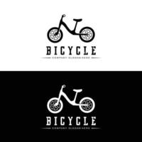 cykel logotyp, tillfällig fordon vektor, design lämplig för cykel butiker, sporter grenar, berg Cyklar, och barn Cyklar vektor