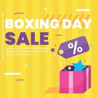 färgrik boxning dag försäljning illustration vektor design