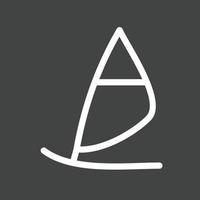 Symbol für umgekehrte Surflinie vektor