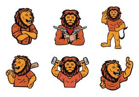 Free Lion Logo Vektor Set