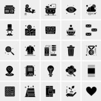 25 universelle Business-Icons Vektor kreative Icon-Illustration zur Verwendung in Web- und Mobilprojekten