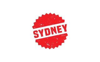 sydney Australien sudd stämpel med grunge stil på vit bakgrund vektor