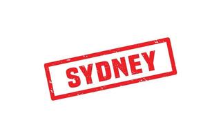 sydney Australien sudd stämpel med grunge stil på vit bakgrund vektor