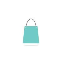 Einkaufstasche-Symbol-Logo-Vektor-Design für Online-Shop vektor