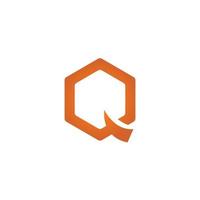 q-Buchstaben-Logo-Vorlagenvektor vektor