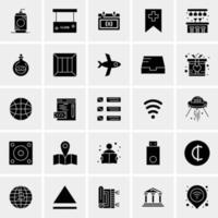 25 universelle Business-Icons Vektor kreative Icon-Illustration zur Verwendung in Web- und Mobilprojekten