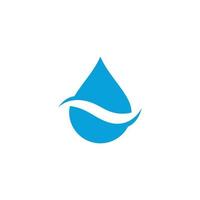Wassertropfen-Logo-Vorlage-Vektor-Illustration