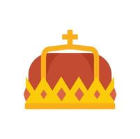 schwedische königskrone symbol flacher isolierter vektor